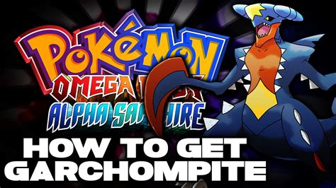 how to get garchompite.